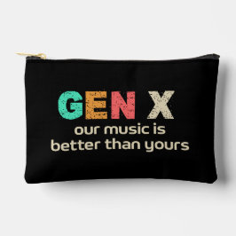 GenX – 私たちの音楽はより良いコスメティックバッグ アクセサリーポーチ