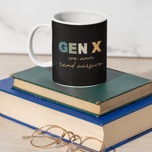 GenX:Curssiveが可能読 コーヒーマグカップ