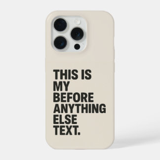 GenZ用携帯ケース - トーク段階のクセのあるミーム iPhone 15 Proケース
