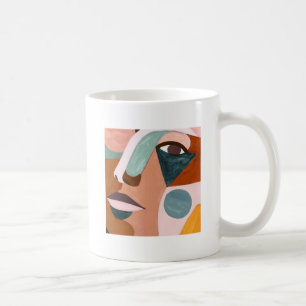 Geoの半分の顔 コーヒーマグカップ