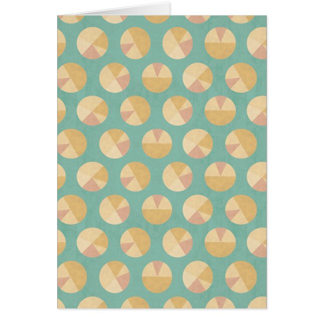 Geoの南西ステップ|のオレンジ及び緑の円パターン (正面)