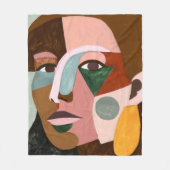 Geoは直面します フリースブランケット (正面)