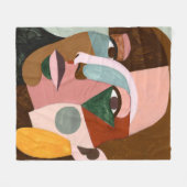 Geoは直面します フリースブランケット (正面(横))