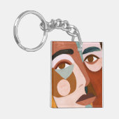 GeoはUpcloseに直面します キーホルダー (正面左)