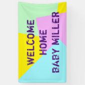 GEOカラーのみライトグリーンバラシアン黄 横断幕 (縦)