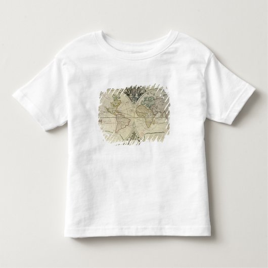 Geo水路測量のMappamonde トドラーTシャツ (正面)