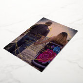 Geo縁ど縁ど Photo'結婚 S Pressed 箔招待状 (回転した状態)