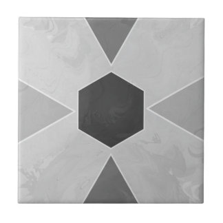 Geo Abstract Pastel Marble Gray タイル