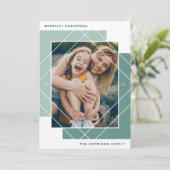 Geo Colorblockフォトホリデーカード シーズンカード (スタンド正面)