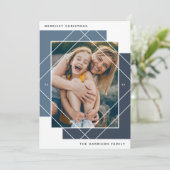 Geo Colorblockフォトホリデーカード シーズンカード (スタンド正面)