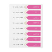 Geo Gration Foilフェイク差出人住所ラベル ラップアラウンドラベル (シート)