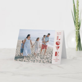 Geo Love Valentine's Dayフォトカード – さくらんぼ 案内状