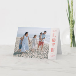 Geo Love Valentine's Dayフォトカード – Sake 案内状