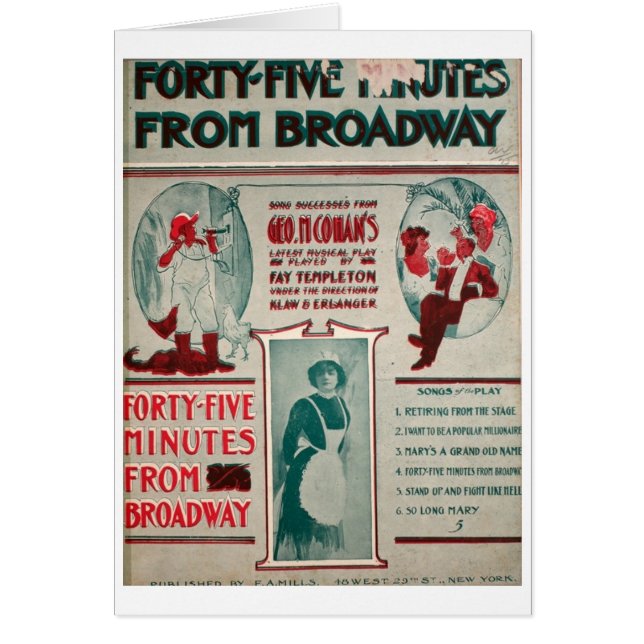 Geo。 M. Cohanブロードウェイからの45分 (正面)