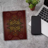 Geo tantrum mandalaの正義の保護具 ノートブック