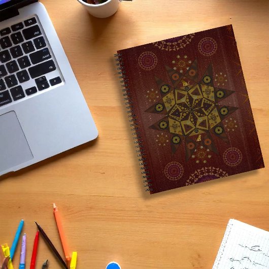 Geo tantrum mandalaの正義の保護具 ノートブック