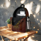 Geo tantrum mandalaの正義の保護具 プリントバックパック