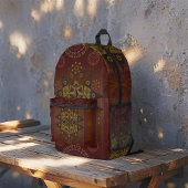 Geo tantrum mandalaの正義の保護具 プリントバックパック