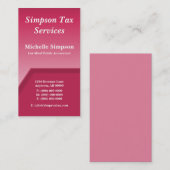 Geo Tech名刺（マゼンタ） 名刺 (正面/裏面)