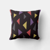 Geo Trianglesカラー数々の装飾用クッション クッション (裏面)