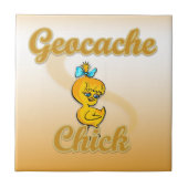 Geocacheのひよこ タイル (正面)