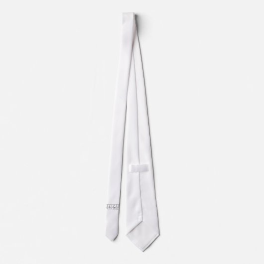 Geocacheの周期的な要素 ネクタイ (裏面)