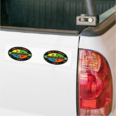 Geocacheの生存者 バンパーステッカー (トラック上)