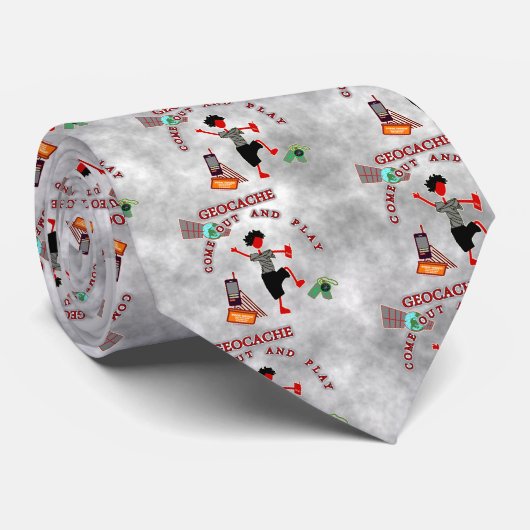 Geocacheは出て来、遊びます ネクタイ (ロール)