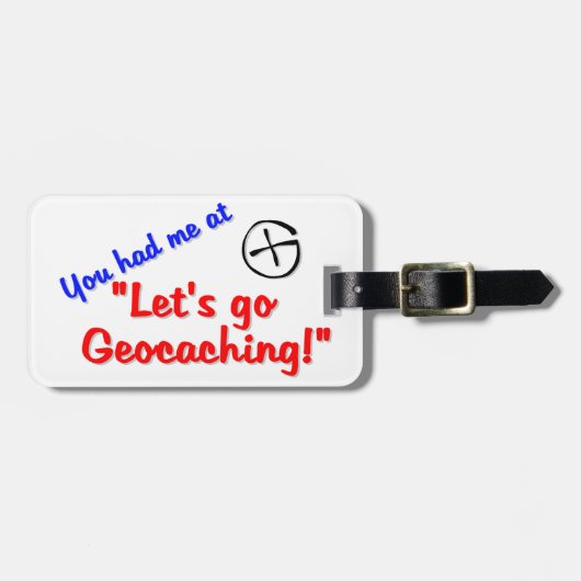 Geocacheは ラゲッジタグ (正面横)