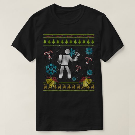 GeocacheクリスマスセーターShirt Geocaching Christ Tシャツ (デザイン正面)