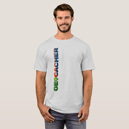Geocacherのワイシャツ Tシャツ (正面フル)