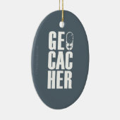 Geocacher -オーナメント セラミックオーナメント (右)