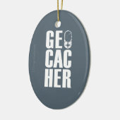 Geocacher -オーナメント セラミックオーナメント (左)