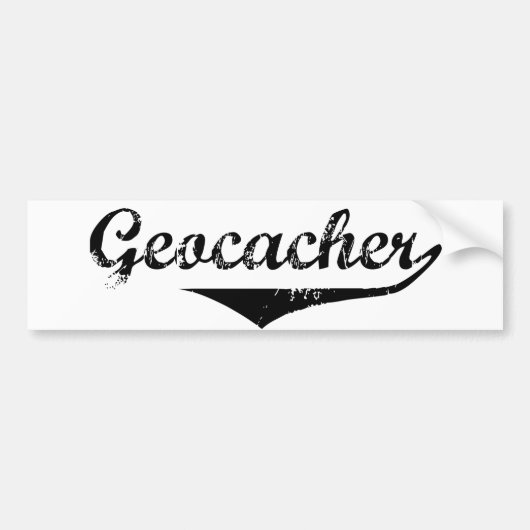 Geocacher バンパーステッカー (正面)