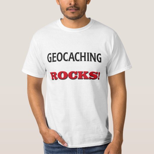 Geocachingの石 Tシャツ (正面)