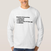 Geocachingはリストを危険にさらします Tシャツ (正面)