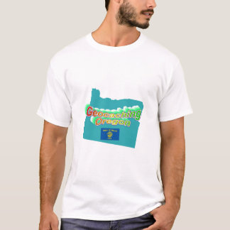 Geocachingオレゴンのティー Tシャツ