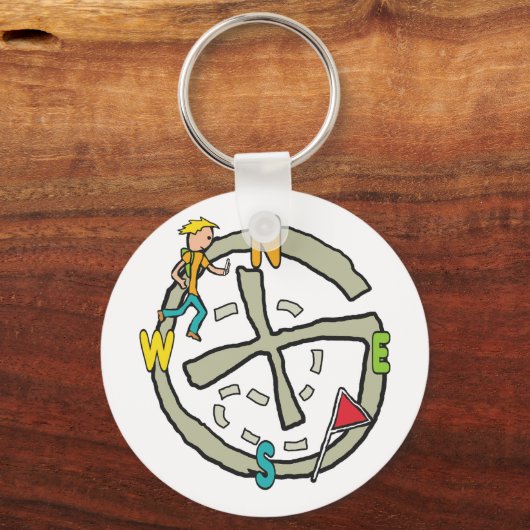 Geocaching キーホルダー (正面)