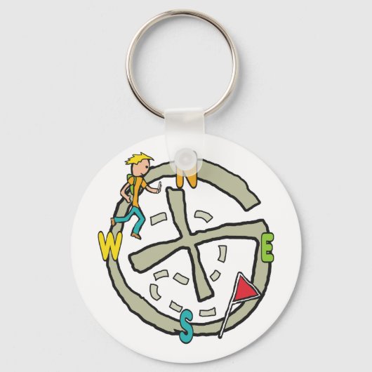 Geocaching キーホルダー (裏面)