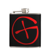 Geocaching フラスク (正面)