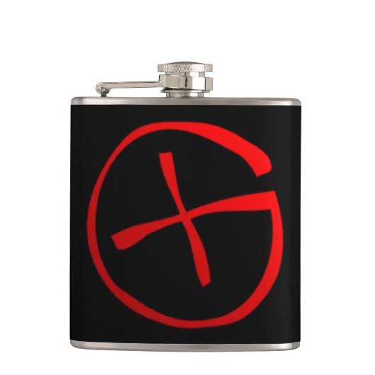 Geocaching フラスク (正面)