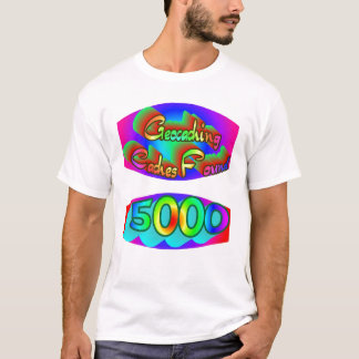 Geocaching 5000の発見 tシャツ