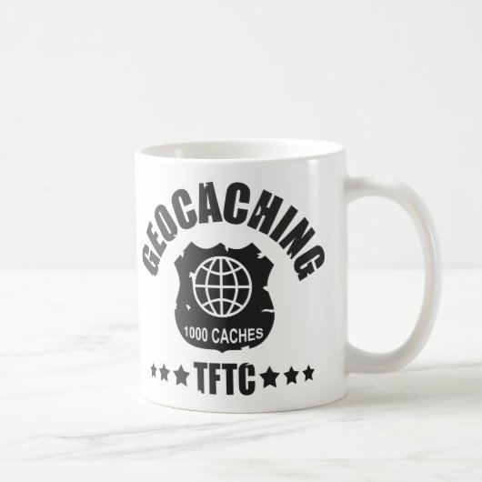 Geocaching Award 1000 コーヒーマグカップ (右)