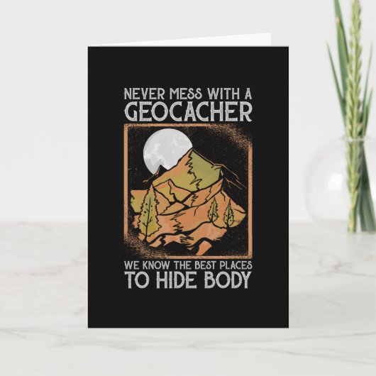 Geocaching Geo Caching Geocacher カード (正面)