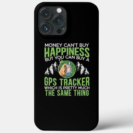 Geocaching Geocacher Cache GPS Tracking Treasure Case-Mate iPhoneケース (裏面)