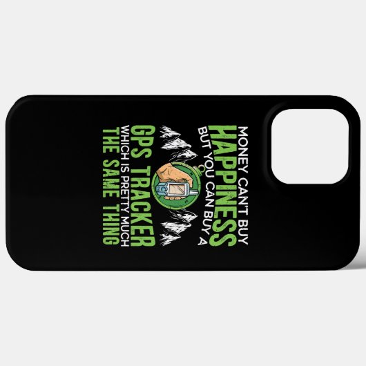 Geocaching Geocacher Cache GPS Tracking Treasure Case-Mate iPhoneケース (裏面 (横))