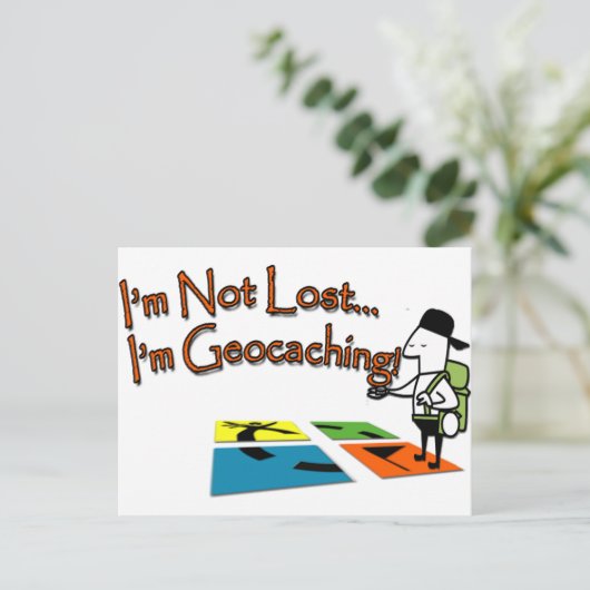 Geocahing ポストカード (スタンド正面)