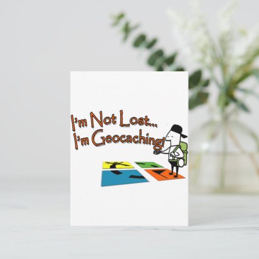 Geocahing ポストカード (スタンド正面)