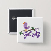 Geochick 2007ボタン 缶バッジ (正面&裏面)