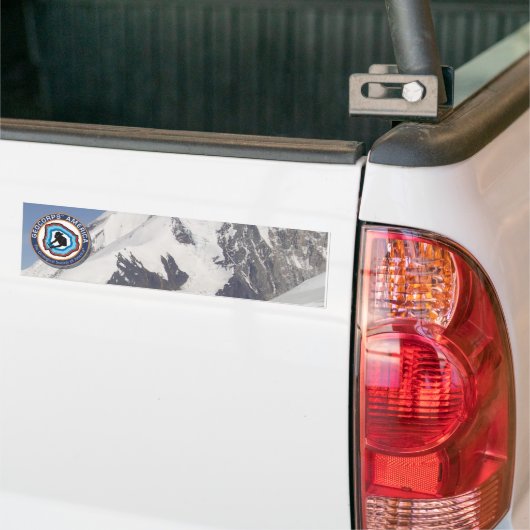 GeoCorpsアメリカのバンパーステッカー バンパーステッカー (トラック上)